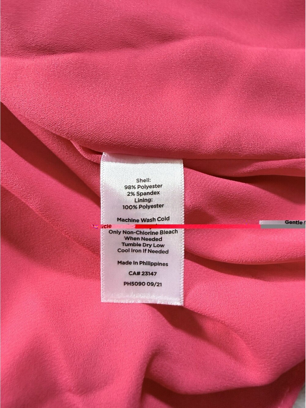 Talbots Midi Dress Floral Womens Size 12 Petite Pink Button Front Cottagecore - Picture 5 of 6